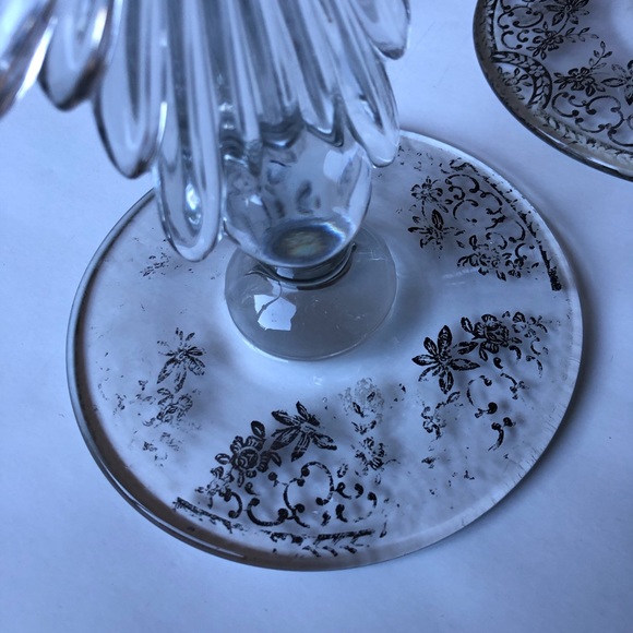 Set of Two Crystal Candle Holders - Picture 6 of 16
